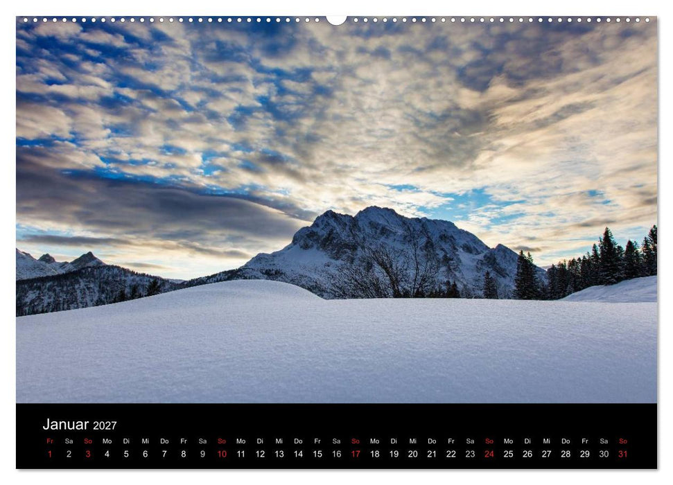 Bergblicke - Elmau (CALVENDO Wandkalender 2027)