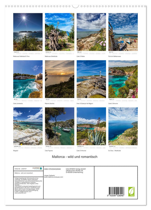 Mallorca - wild und romantisch (CALVENDO Premium Wandkalender 2027)