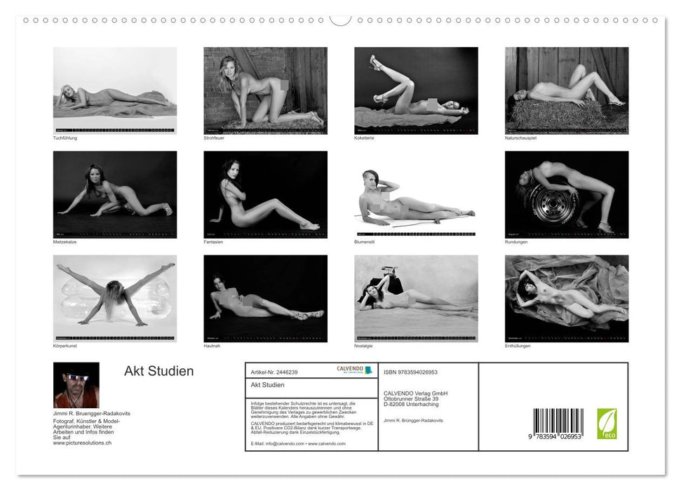 Akt Studien (CALVENDO Premium Wandkalender 2027)