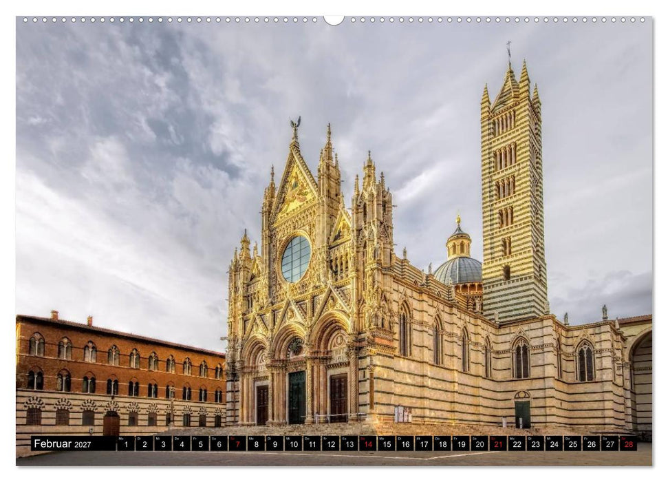 Kirchen in Italien (CALVENDO Premium Wandkalender 2027)