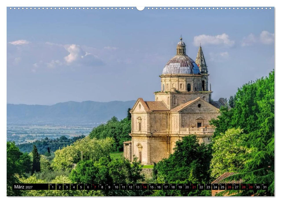 Kirchen in Italien (CALVENDO Premium Wandkalender 2027)