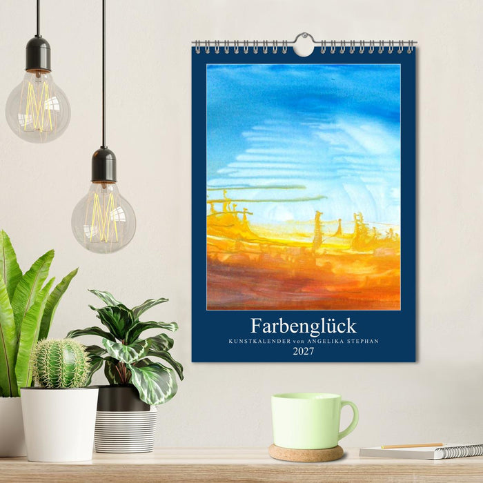 Kunstkalender Farbenglück 2027 (CALVENDO Wandkalender 2027)