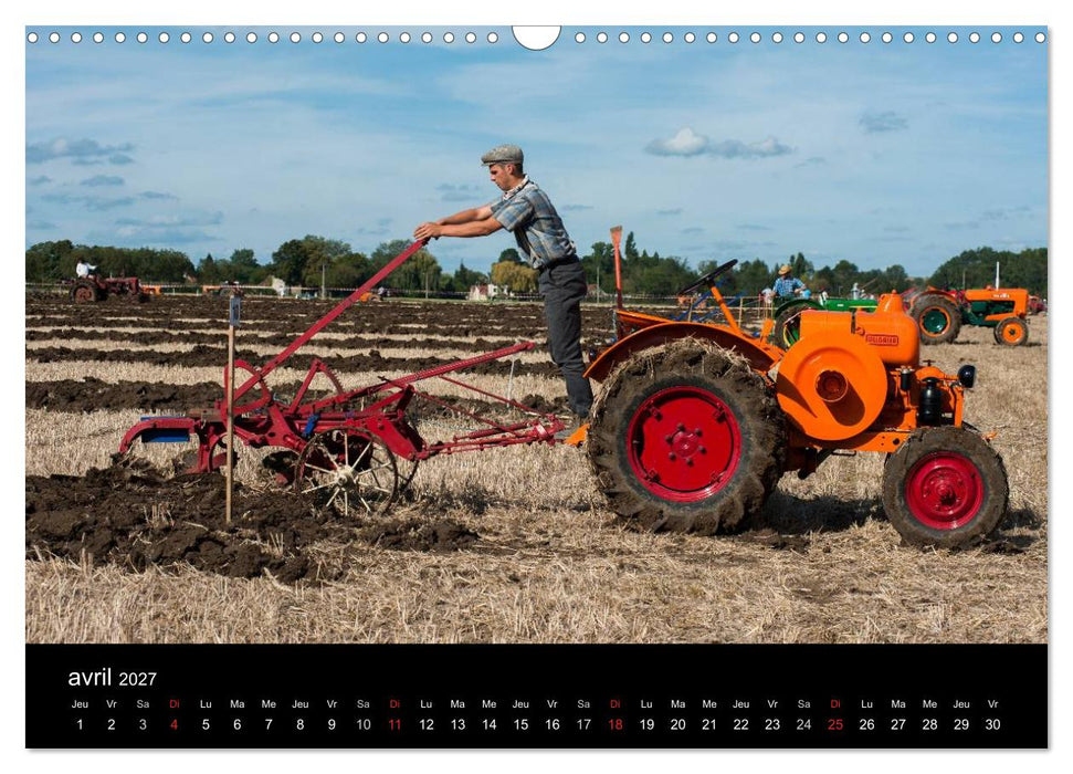 Anciens tracteurs agricoles (CALVENDO Calendrier mensuel 2027)