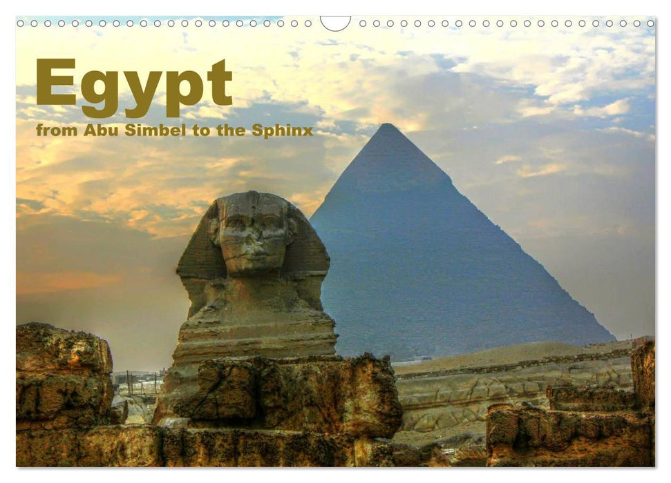 Egypt - from Abu Simbel to the Sphinx (CALVENDO Monthly Calendar 2027)