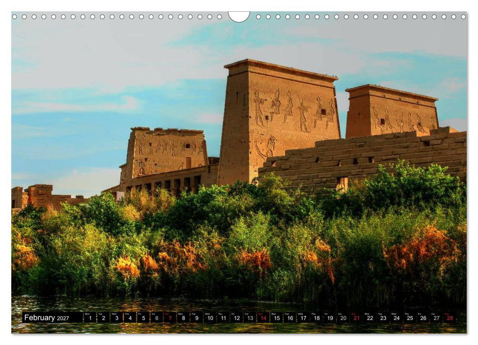 Egypt - from Abu Simbel to the Sphinx (CALVENDO Monthly Calendar 2027)