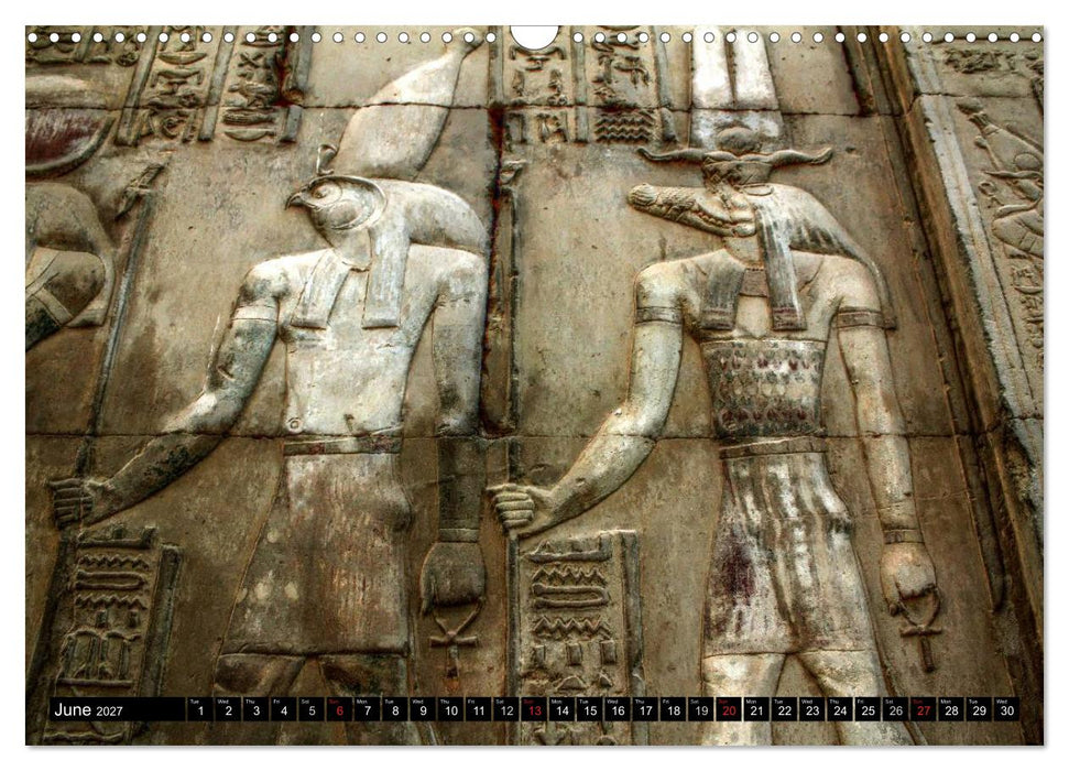 Egypt - from Abu Simbel to the Sphinx (CALVENDO Monthly Calendar 2027)