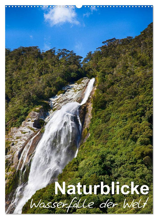 Naturblicke - Wasserfälle der Welt (CALVENDO Wandkalender 2027)