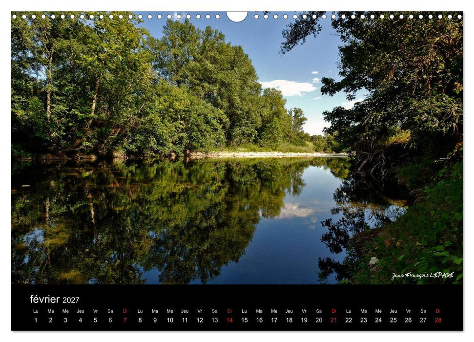 La vallée de la Céze Gard (CALVENDO Calendrier mensuel 2027)