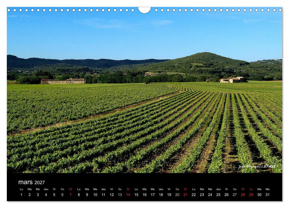 La vallée de la Céze Gard (CALVENDO Calendrier mensuel 2027)