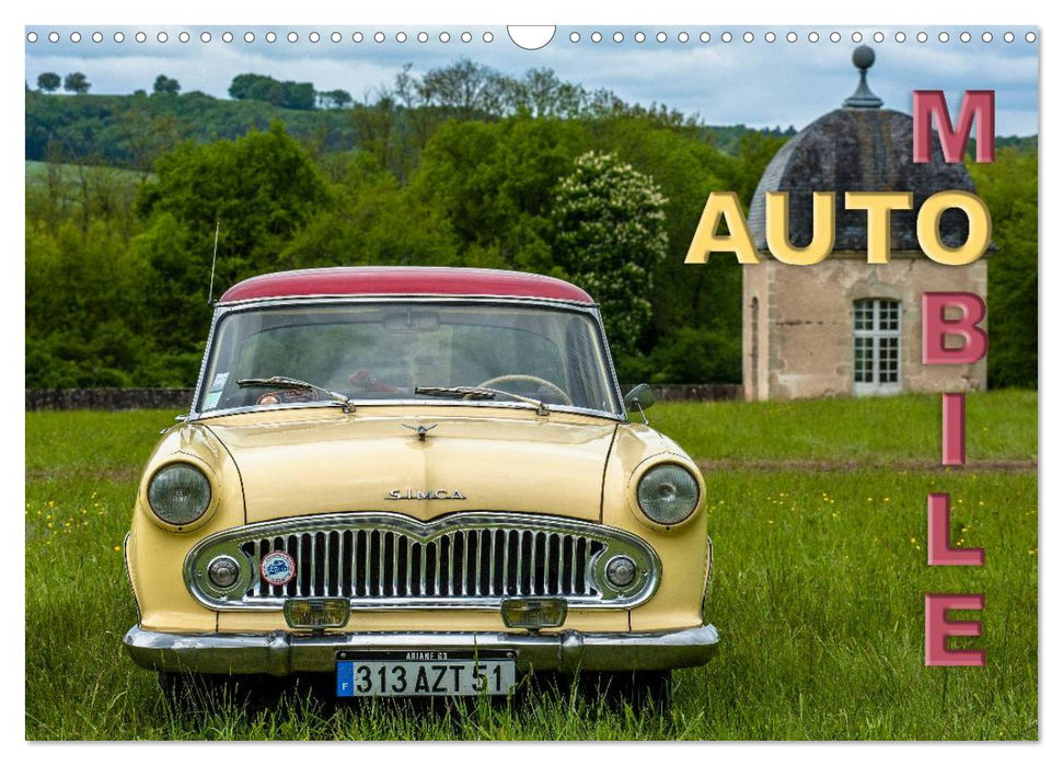 AUTO MOBILE (CALVENDO Calendrier mensuel 2027)