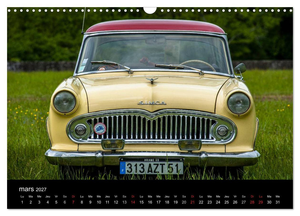 AUTO MOBILE (CALVENDO Calendrier mensuel 2027)