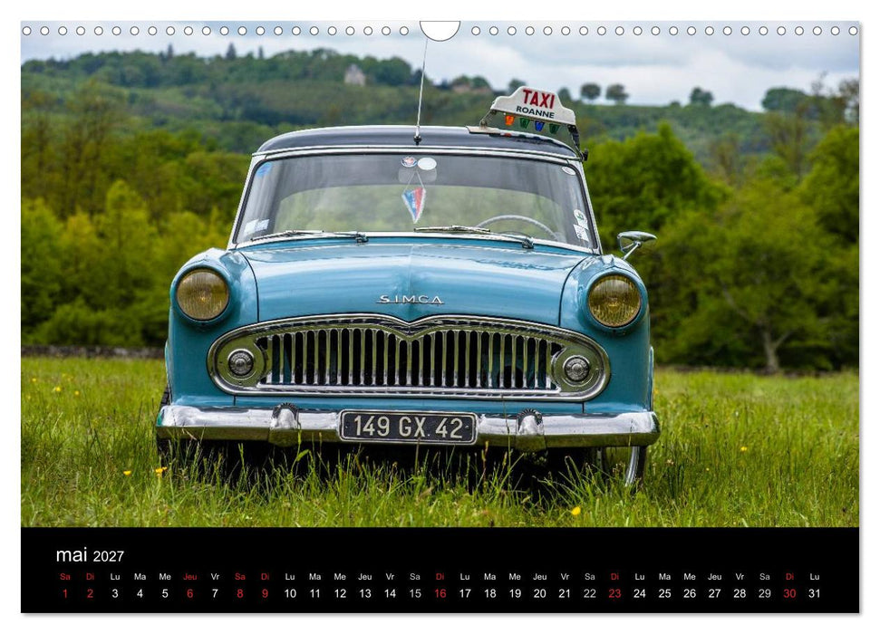 AUTO MOBILE (CALVENDO Calendrier mensuel 2027)