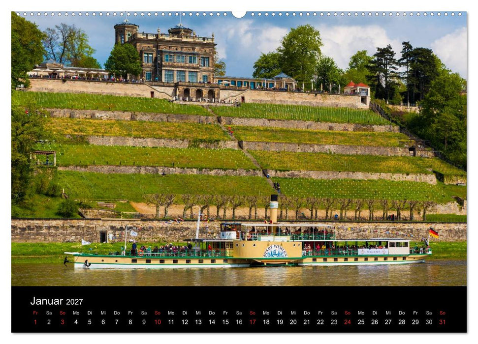 Schaufelraddampfer (CALVENDO Premium Wandkalender 2027)