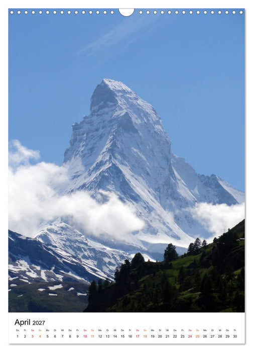 Horu Matterhorn im Hochformat (CALVENDO Wandkalender 2027)