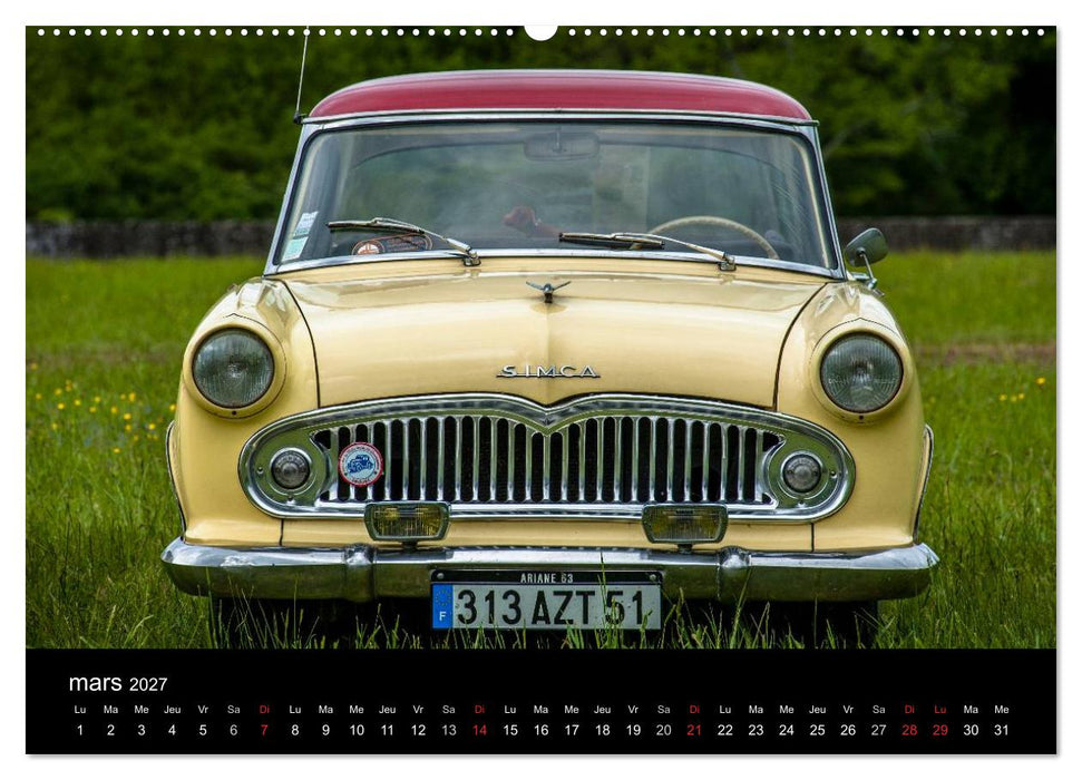 AUTO MOBILE (CALVENDO Calendrier supérieur 2027)
