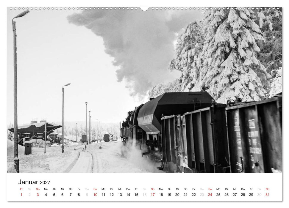 Dampfloks in der DDR (CALVENDO Premium Wandkalender 2027)