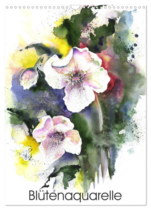 Blütenaquarelle (CALVENDO Wandkalender 2027)