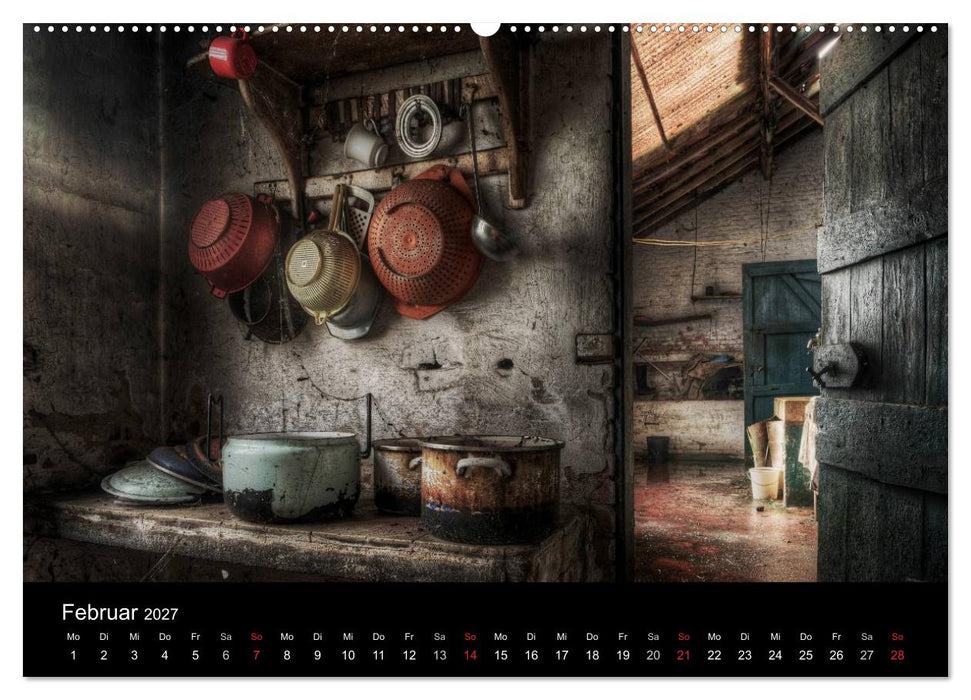 Lost Places - Auch der Verfall hat seinen Charme (CALVENDO Premium Wandkalender 2027)