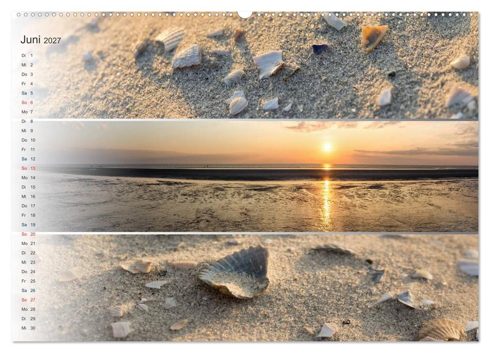 Küstenstreifen an der Nordsee (CALVENDO Wandkalender 2027)
