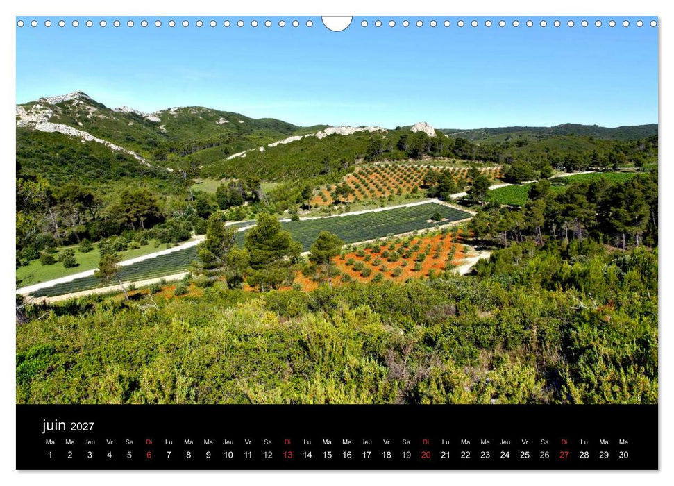 Les Alpilles en Provence (CALVENDO Calendrier mensuel 2027)