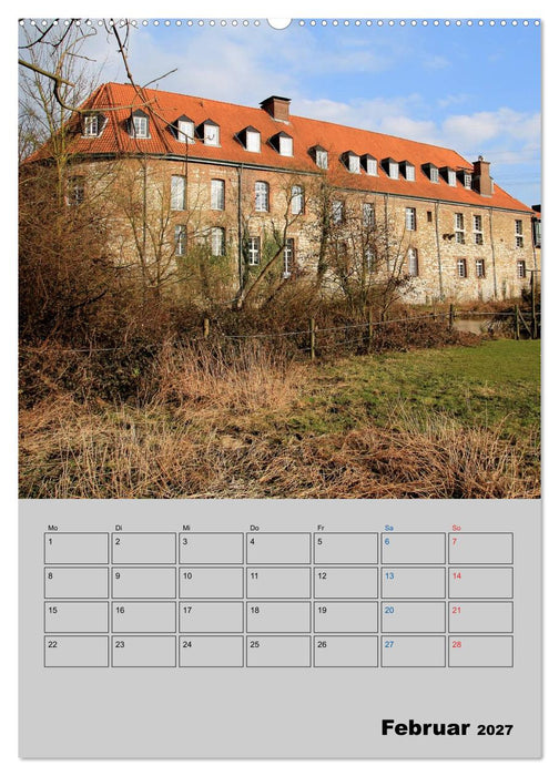 Düsseldorfer Burgen und Schlösser (CALVENDO Wandkalender 2027)