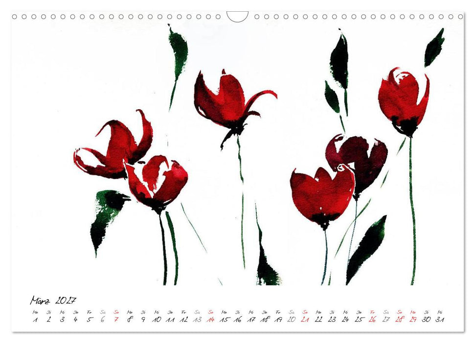 Asiatische Tuschmalerei (CALVENDO Wandkalender 2027)