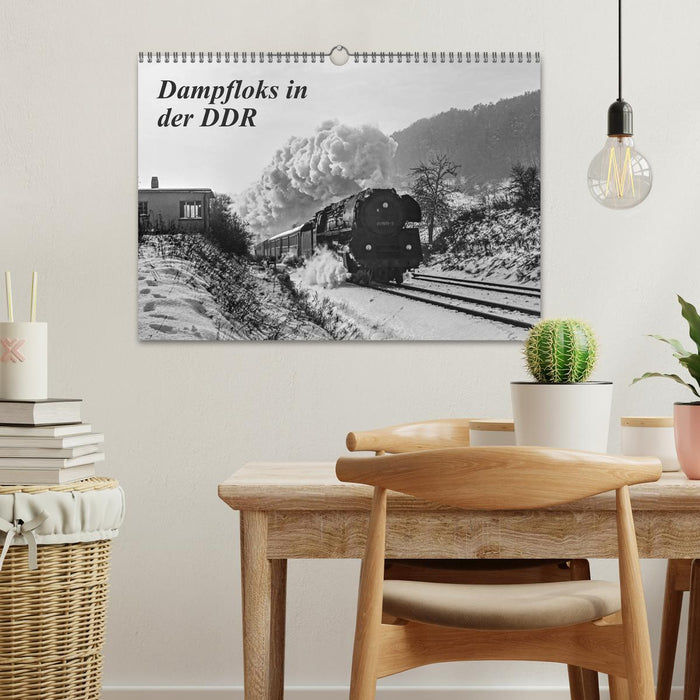Dampfloks in der DDR (CALVENDO Wandkalender 2027)