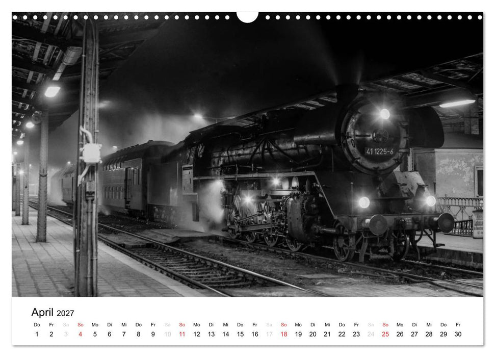 Dampfloks in der DDR (CALVENDO Wandkalender 2027)