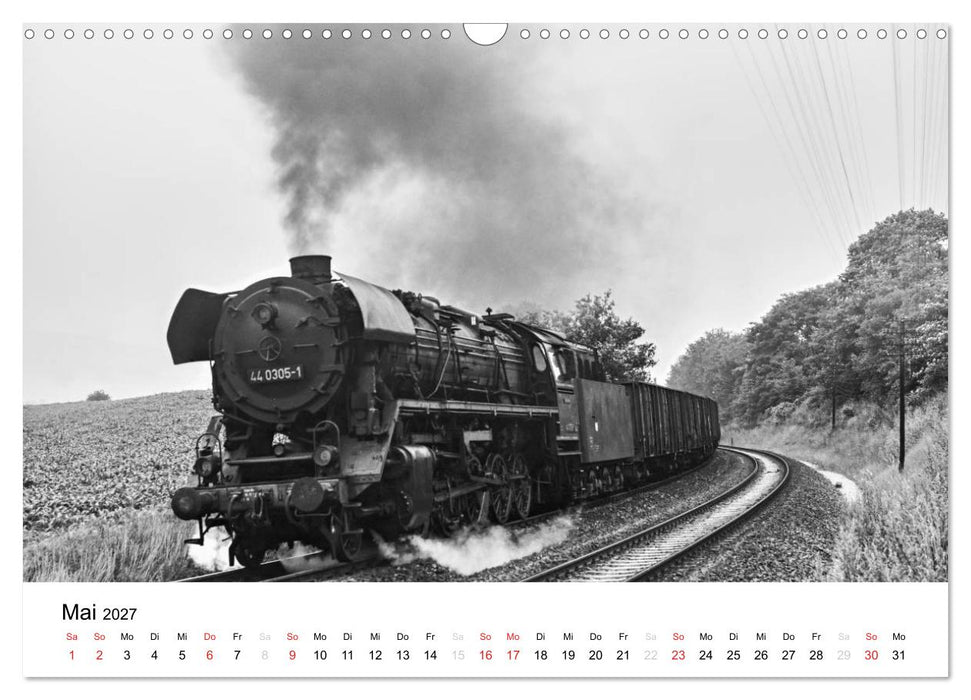 Dampfloks in der DDR (CALVENDO Wandkalender 2027)