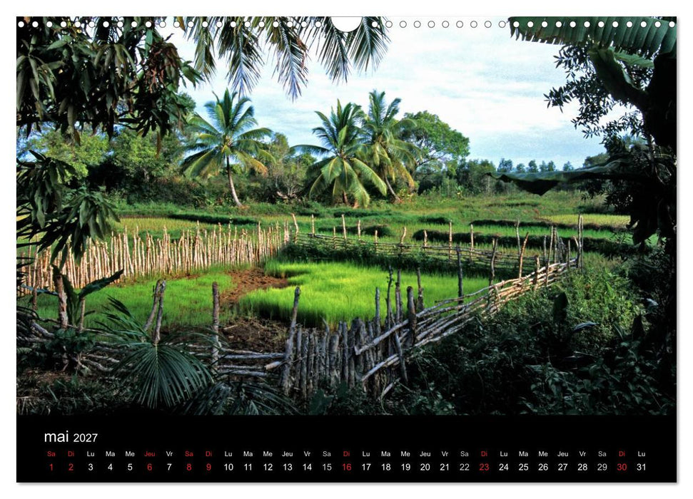 Madagascar L'île aux merveilles (CALVENDO Calendrier mensuel 2027)