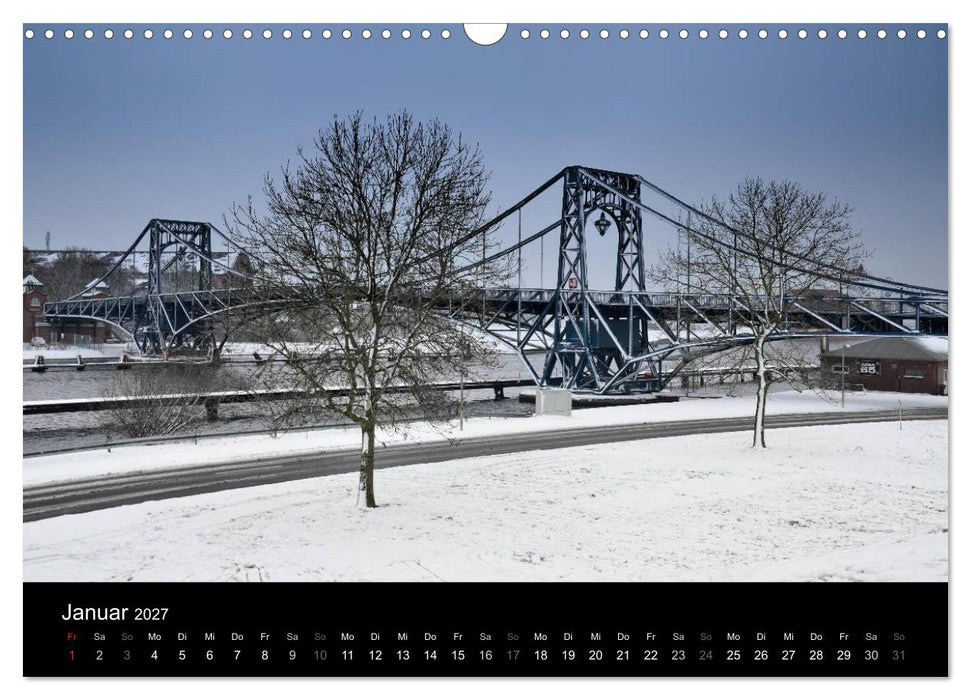 Kaiser-Wilhelm-Brücke Wilhelmshaven (CALVENDO Wandkalender 2027)