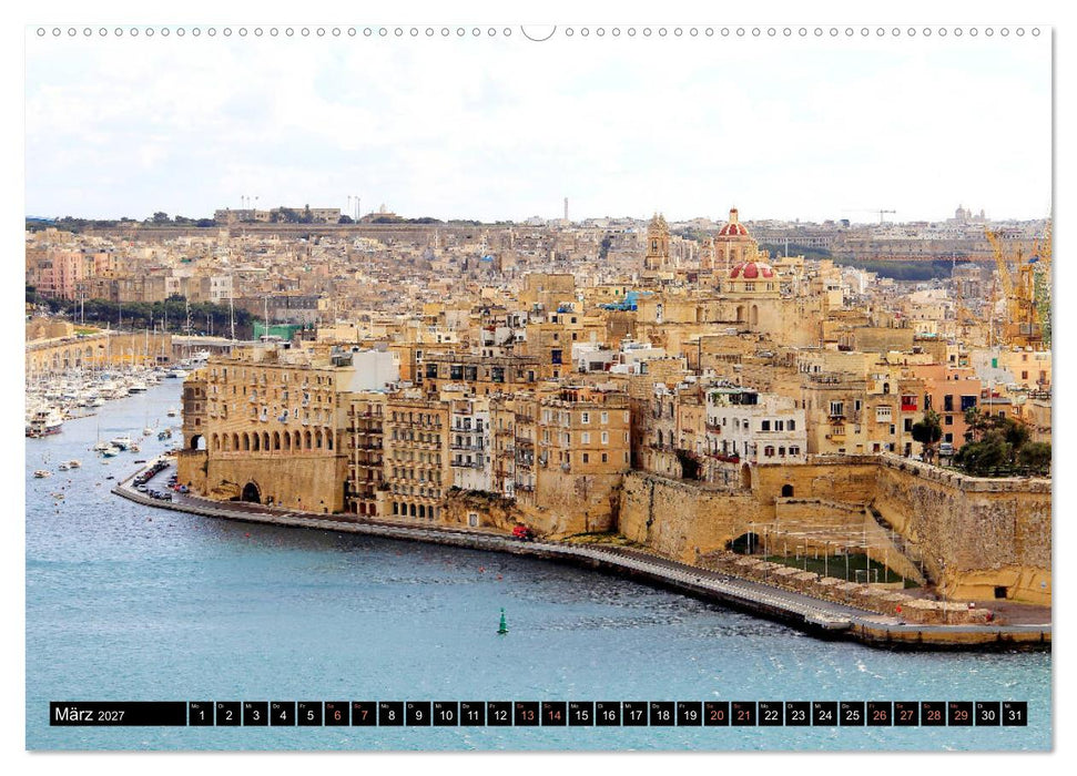 Malta - Juwel im Mittelmeer (CALVENDO Wandkalender 2027)