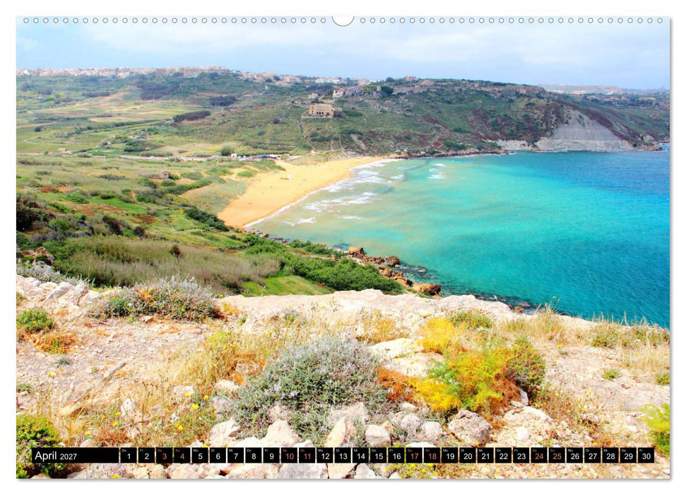 Malta - Juwel im Mittelmeer (CALVENDO Wandkalender 2027)