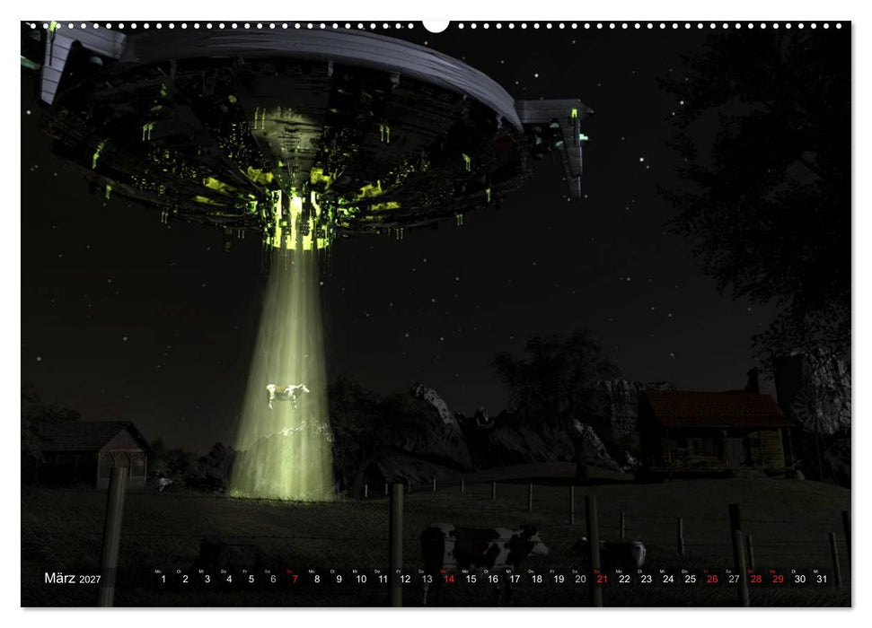 Planetare Traumwelten (CALVENDO Wandkalender 2027)