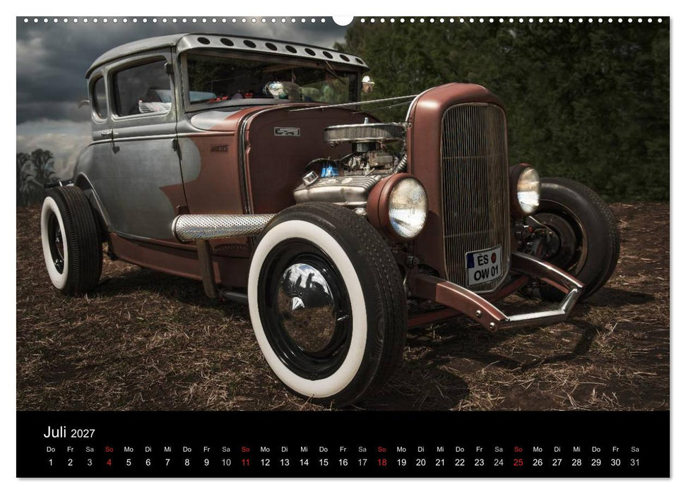 Custom Cars - Autos die begeistern (CALVENDO Premium Wandkalender 2027)