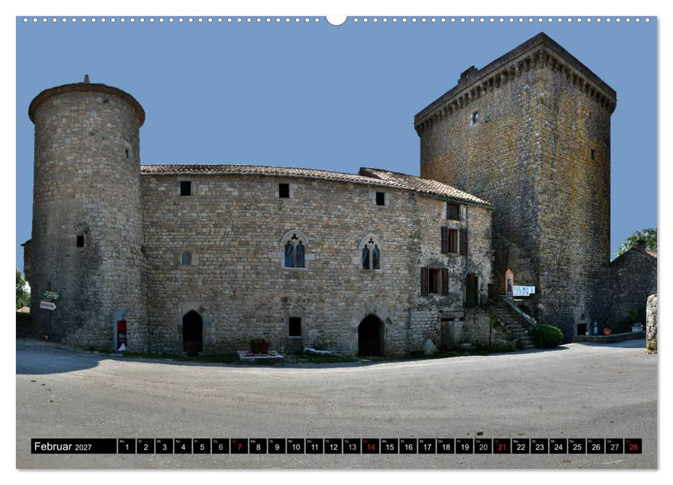 Frankreichs wehrhafter Süden - Festungen und Wehranlagen im Languedoc-Roussillon (CALVENDO Premium Wandkalender 2027)