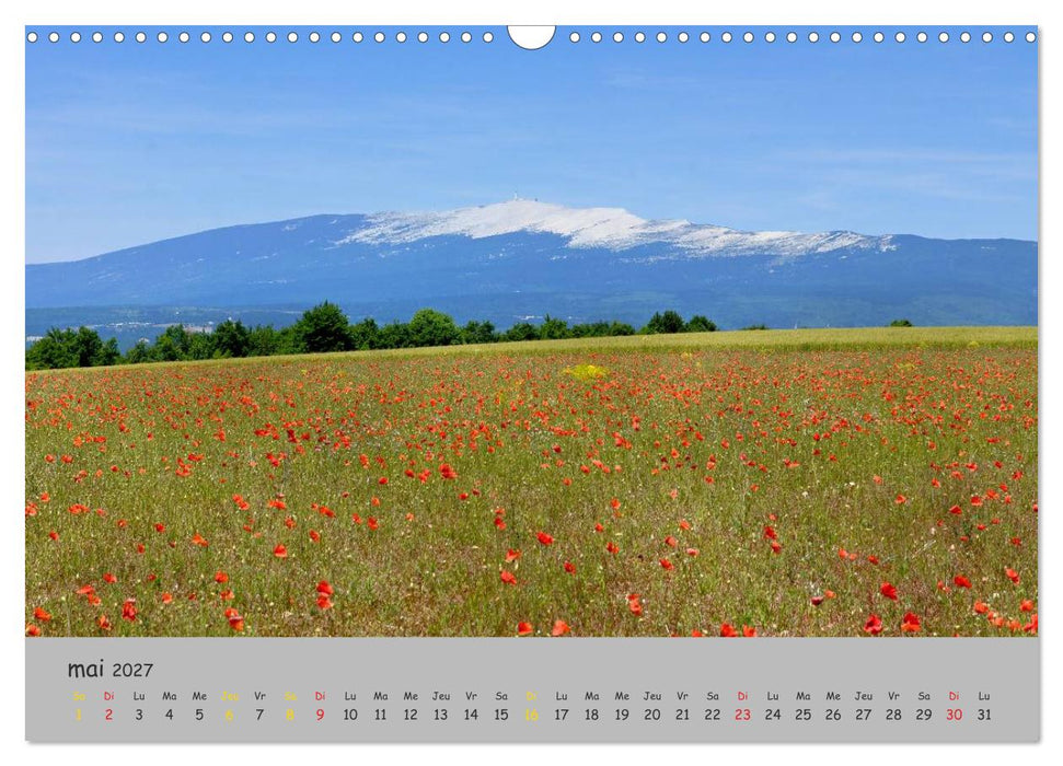 Le Mont Ventoux Le géant de Provence (CALVENDO Calendrier mensuel 2027)