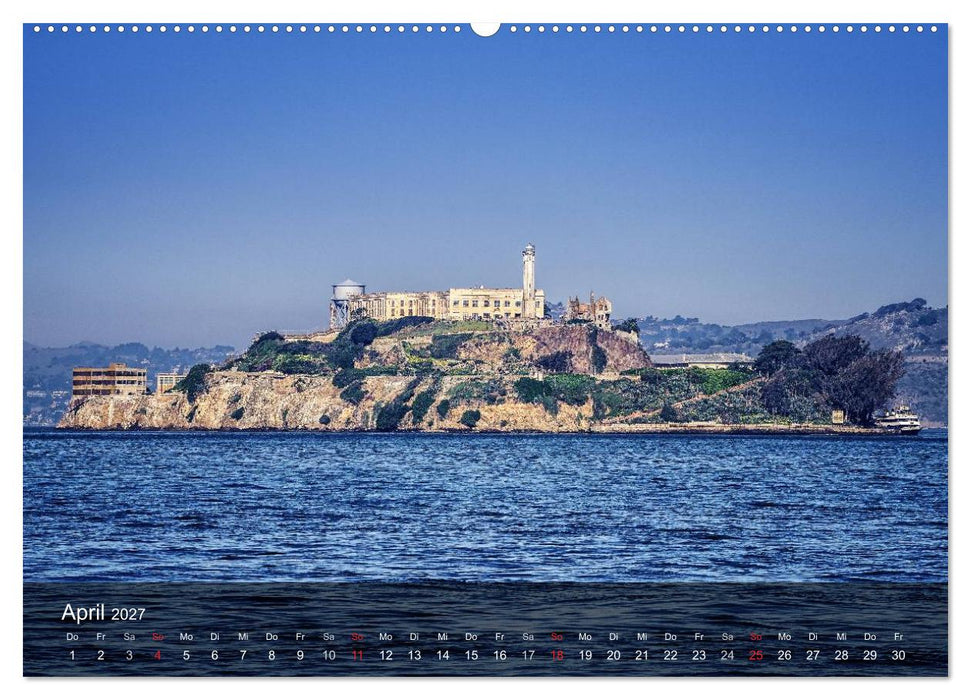 San Francisco Impressionen Tag und Nacht (CALVENDO Wandkalender 2027)