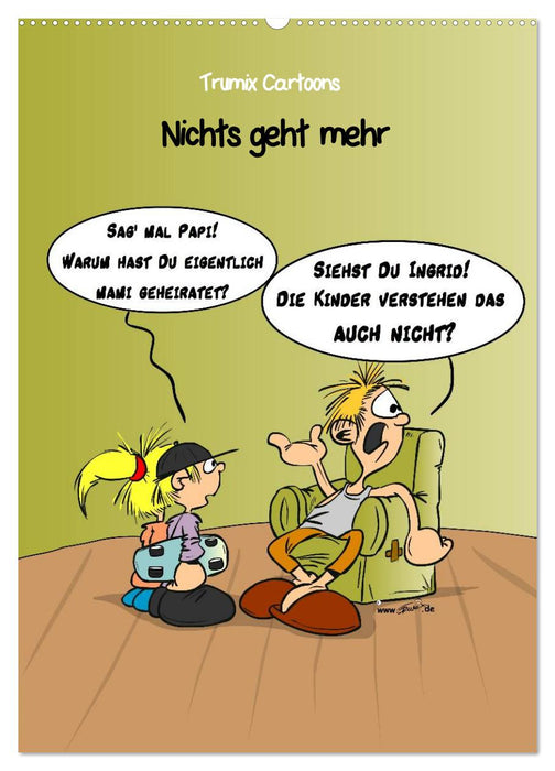 Trumix Cartoons - Nichts geht mehr (CALVENDO Wandkalender 2027)