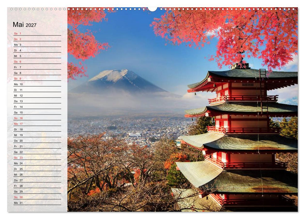Japan. Im Land der aufgehenden Sonne (CALVENDO Wandkalender 2027)