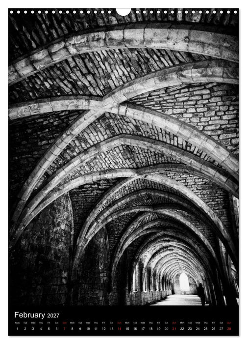 Journeys - Black & White (CALVENDO Monthly Calendar 2027)