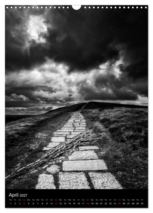 Journeys - Black & White (CALVENDO Monthly Calendar 2027)