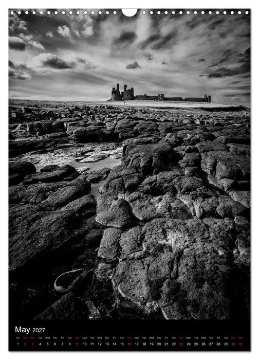 Journeys - Black & White (CALVENDO Monthly Calendar 2027)
