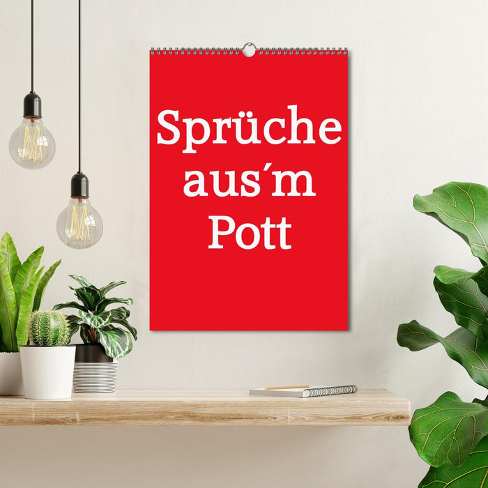 Sprüche aus´m Pott (CALVENDO Wandkalender 2027)