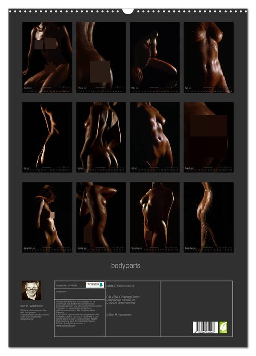 bodyparts (CALVENDO Wandkalender 2027)