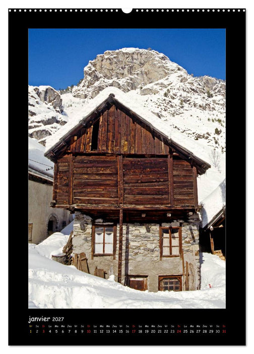 La vallée de la Clarée Hautes-Alpes (CALVENDO Calendrier supérieur 2027)