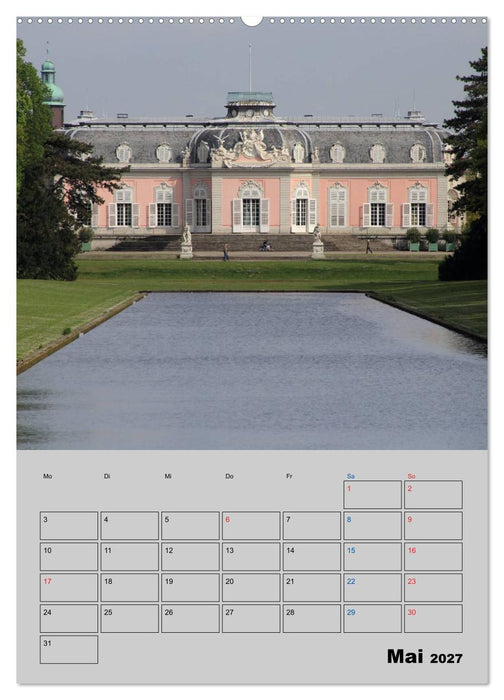 Düsseldorfer Burgen und Schlösser (CALVENDO Premium Wandkalender 2027)