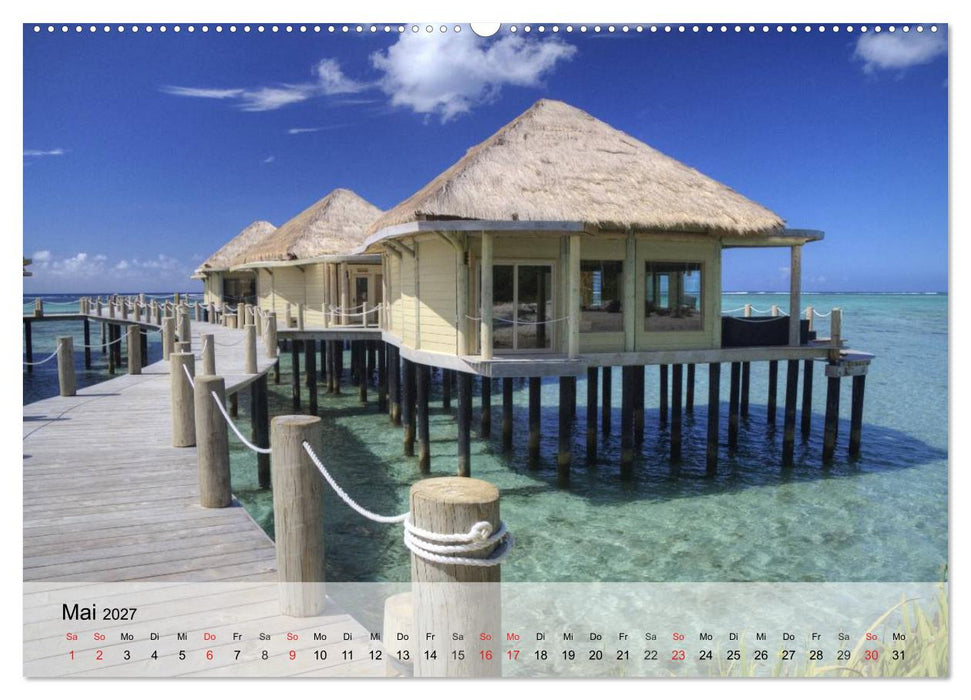 Südseeträume. Paradiese im Pazifik (CALVENDO Wandkalender 2027)