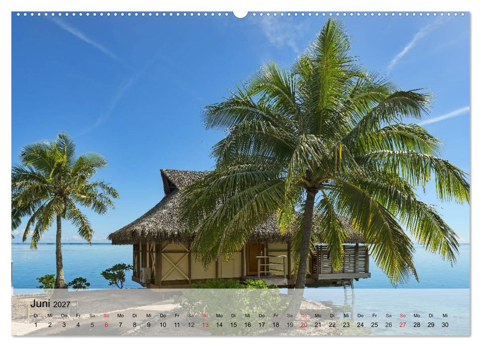 Südseeträume. Paradiese im Pazifik (CALVENDO Wandkalender 2027)