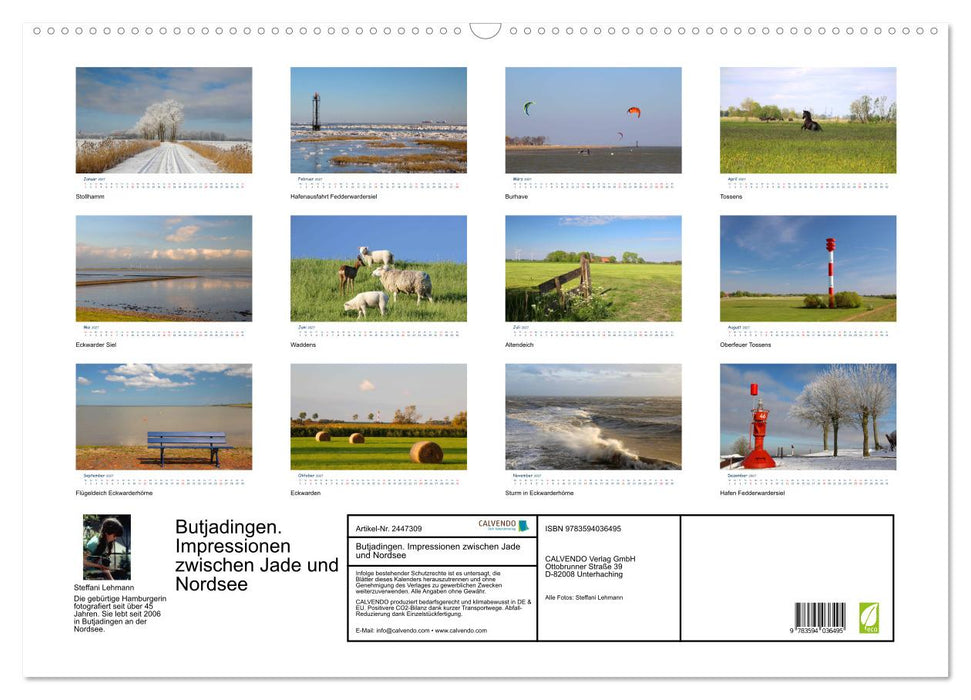 Butjadingen. Impressionen zwischen Jade und Nordsee (CALVENDO Wandkalender 2027)